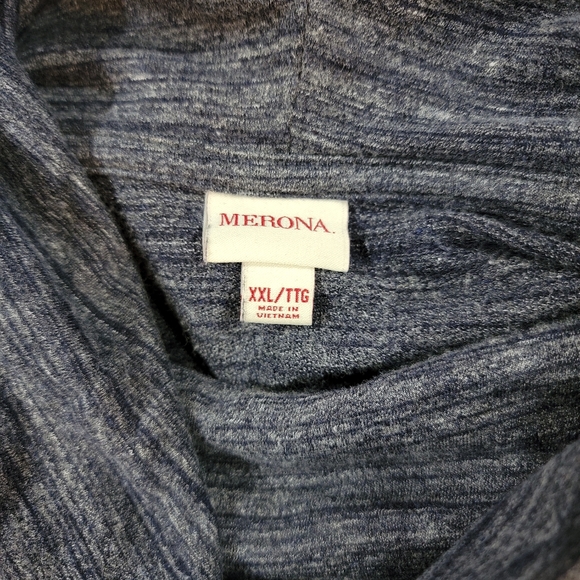 Merona XXL long sleeve cowl neck top - Picture 7 of 8